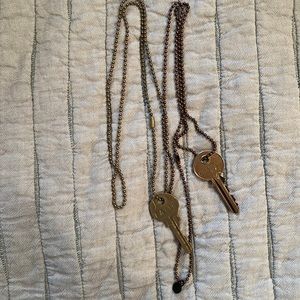 Giving key necklaces